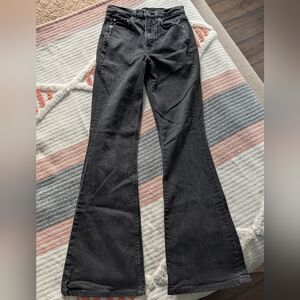 Women's Black Flared Jeans
